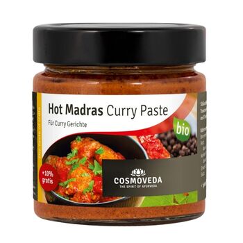 Cosmoveda - BIO Hot Madras Curry Paste - 175g