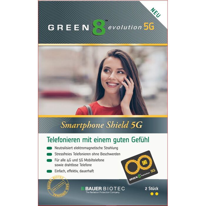 Bauer Biotec - Green 8 evolution 5G - 2er Pack Smartphone Shield