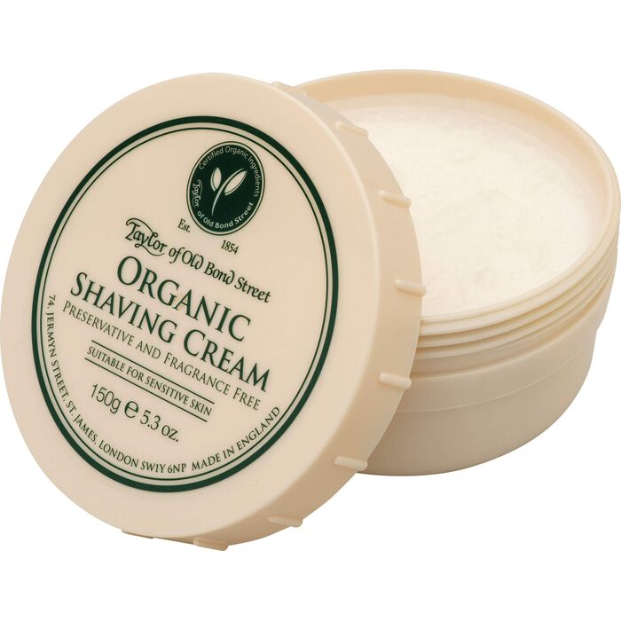 Taylor of Old Bond Street Organic Shaving Cream 150g Rasiercreme