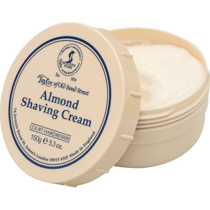 Taylor of Old Bond Street Almond Shaving Cream 150g Rasiercreme