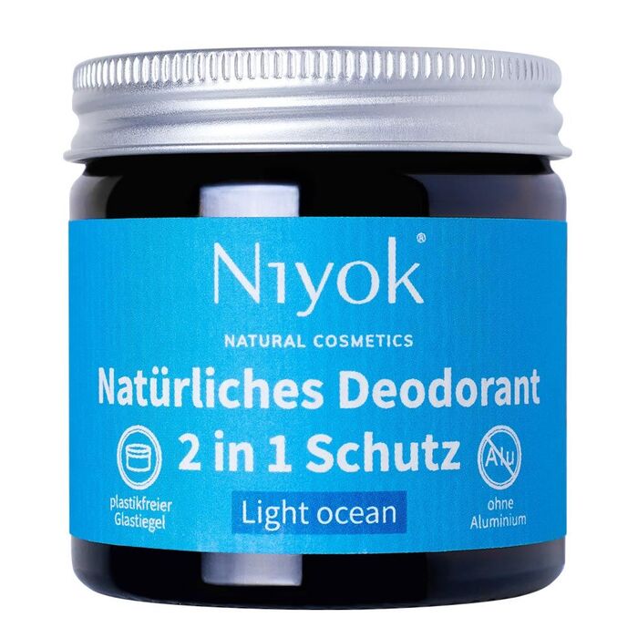 Niyok - 2in1 Deodorant Creme - 40ml Light ocean