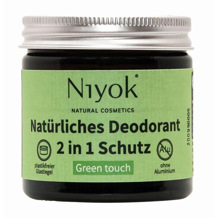 Niyok - 2in1 Deodorant Creme - 40ml Green touch