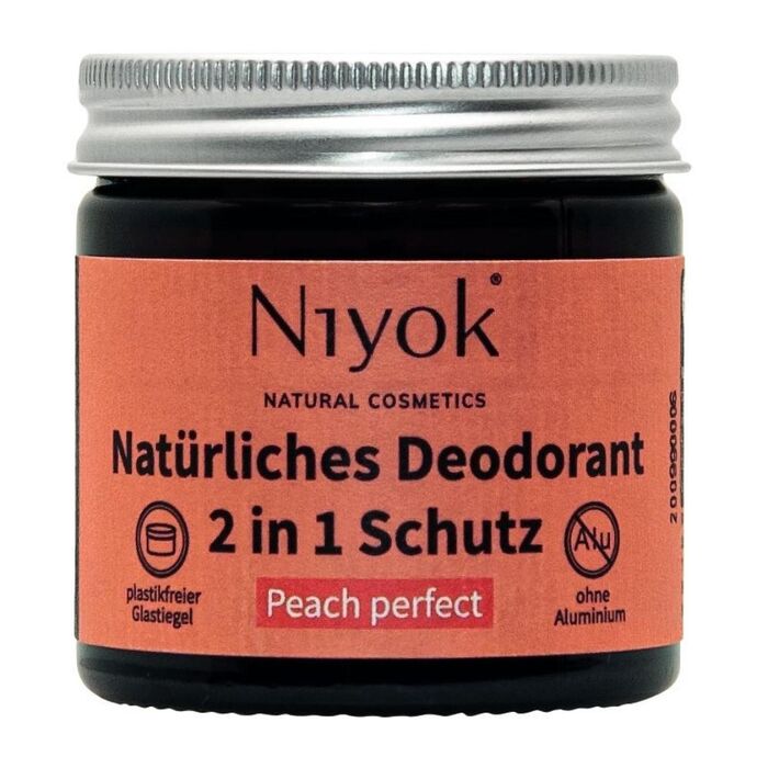 Niyok - 2in1 Deodorant Creme - 40ml Peach perfect