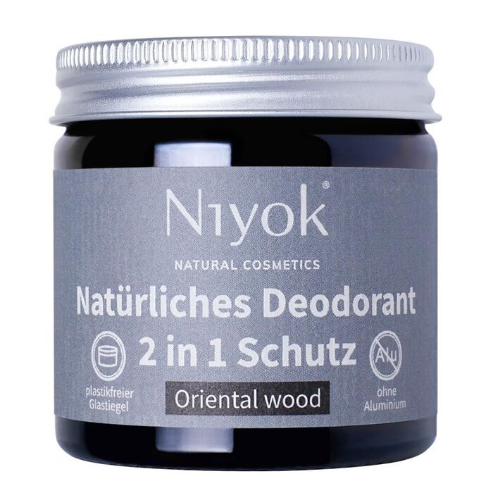 Niyok - 2in1 Deodorant Creme Oriental wood - 40ml
