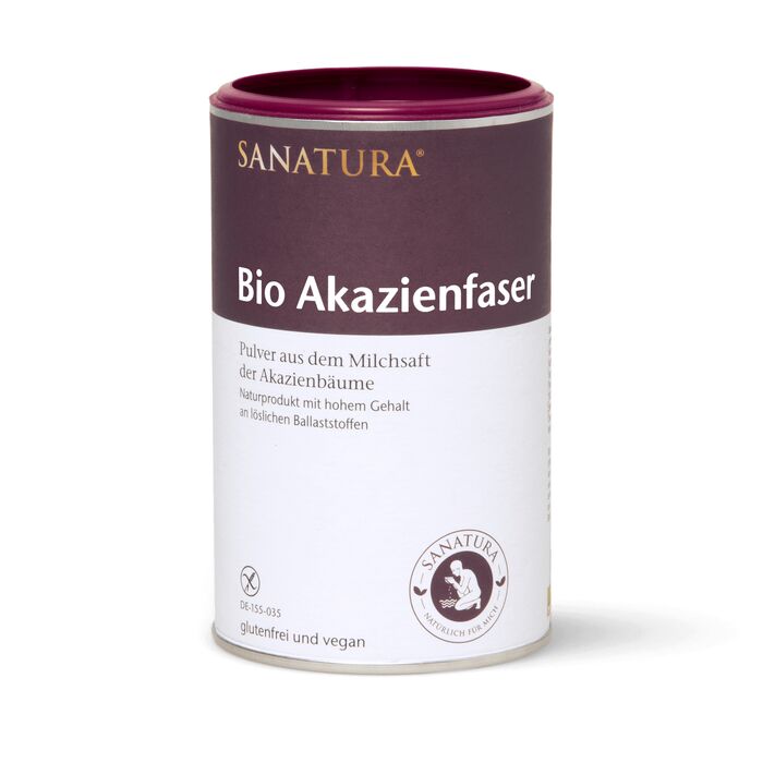 Sanatura - Bio Akazienfaser 180g Pulver - glutenfrei, vegan