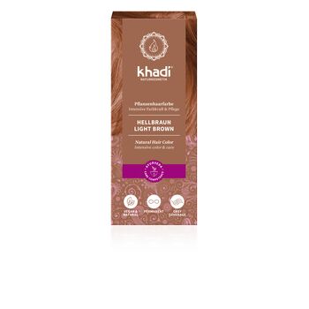 Khadi - Haarfarbe Hellbraun - 100g Pflanzenhaarfarbe