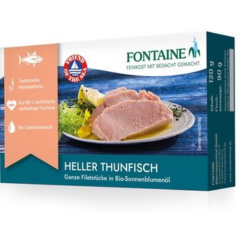 Fontaine - Heller Thunfisch in Sonnenblumenöl - 120g