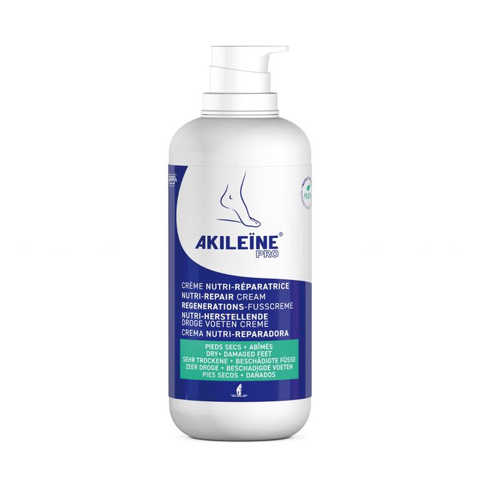 Akileine - Regenerations-Fußcreme für trockene Füße - 500ml