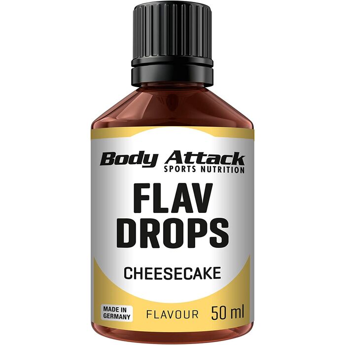 Body Attack - Flav Drops - Ksekuchen - 50ml Aromatropfen