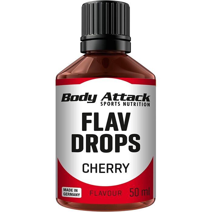Body Attack - Flav Drops - Kirsche - 50ml Aromatropfen