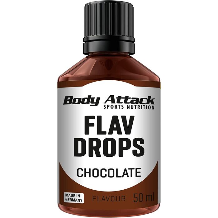 Body Attack - Flav Drops - Schokolade - 50ml Aromatropfen