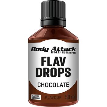 Body Attack - Flav Drops - Schokolade - 50ml Aromatropfen