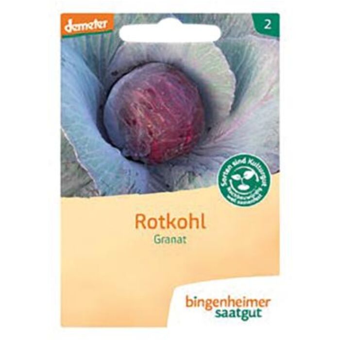 Bingenheimer Saatgut - Bio Rotkohl Granat - 0,25g Demeter
