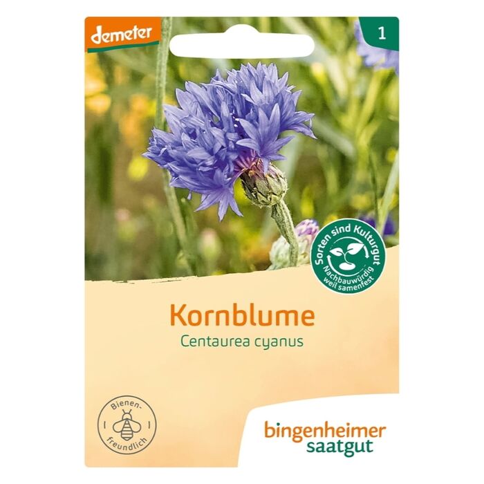 Bingenheimer Saatgut - Bio Kornblume - 1,25g Demeter