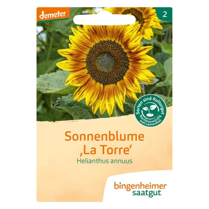 Bingenheimer Saatgut - Bio Sonnenblume La Torre - 2,5g Demeter