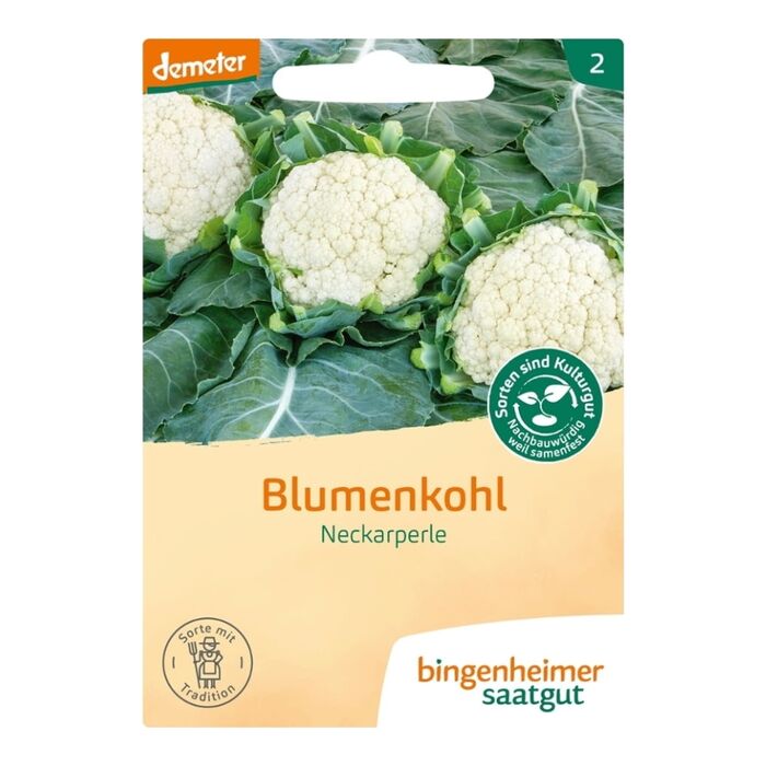 Bingenheimer Saatgut - Bio Blumenkohl Neckarperle - 0,18g Demeter