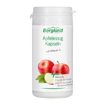 Bergland - Apfelessig Kapseln mit Vitamin B6 - 60 Stck