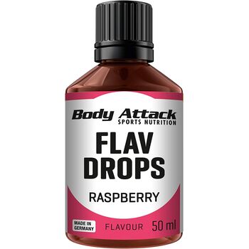 Body Attack - Flav Drops - Himbeere - 50ml Aromatropfen