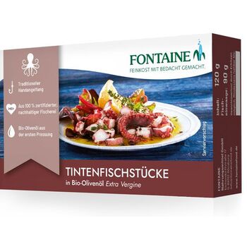 Fontaine - Tintenfischstücke in Bio Olivenöl