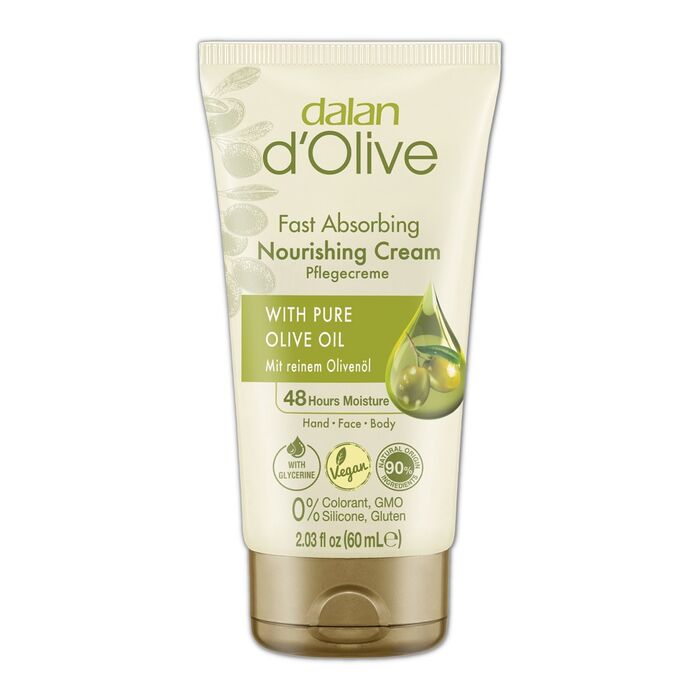 Dalan d´Olive - Creme Olive - 60ml für Hand, Gesicht & Körper