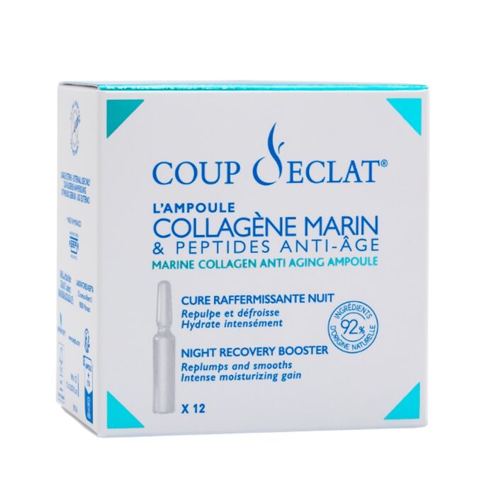 Coup dEclat - Anti Falten Konzentrat Ampullen mit Meereskollagen - 12ml