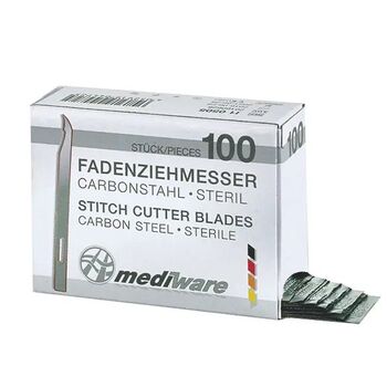 Mediware - Fadenziehmesser aus Carbonstahl - 100 Stck ...