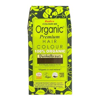 Radico Organic - Organische Haarfarbe - 100g Dunkelbraun