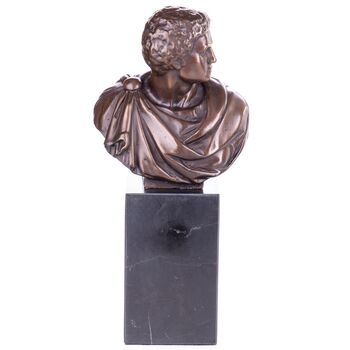 Art Deco Bronzefigur Bste Rmischer Kaiser Titus...