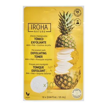 Iroha Nature - Peeling Gesichtswasser Pads - 25ml Ananas