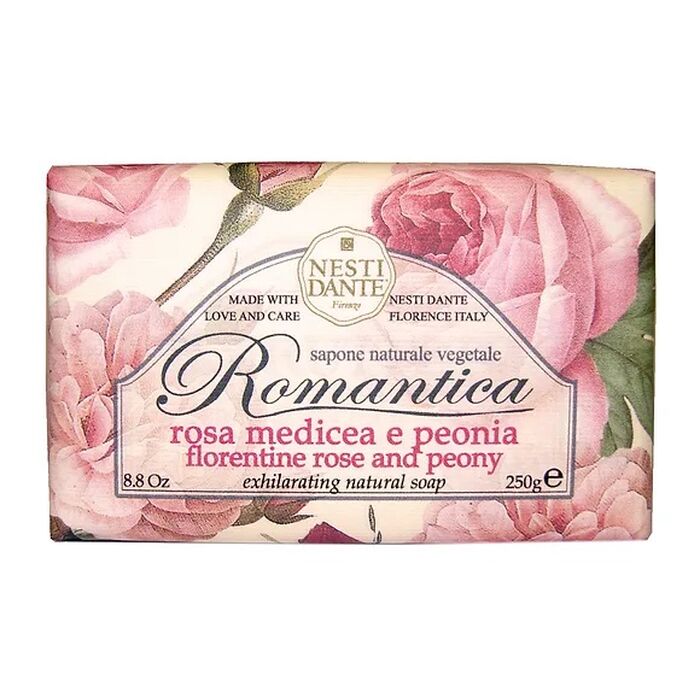 Nesti Dante - Romantica Rose & Peony 250g - florale Rosen Seife