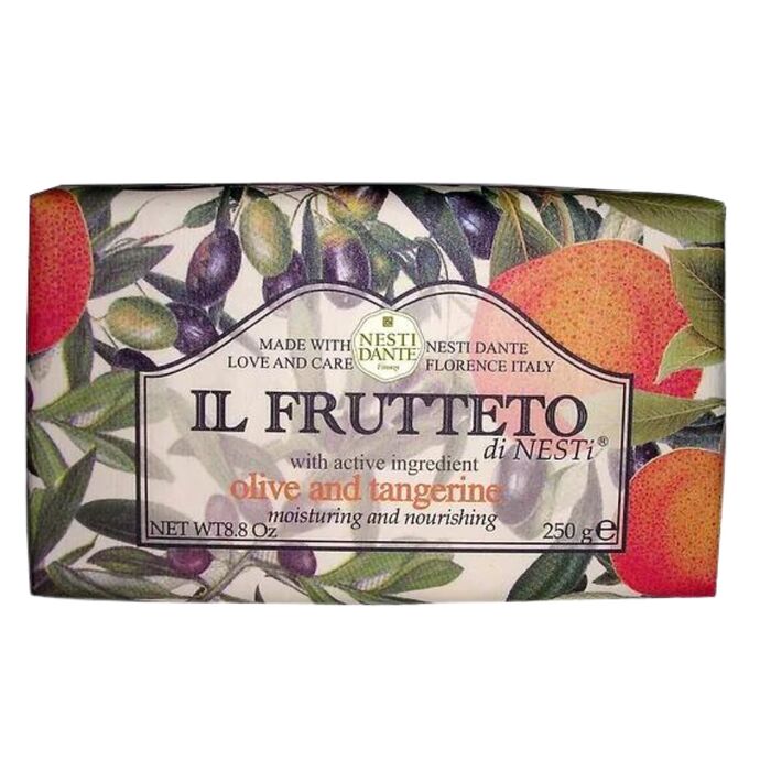 Nesti Dante - Il Frutteto Olive & Mandarine - 250g Seife mediterran & fruchtig