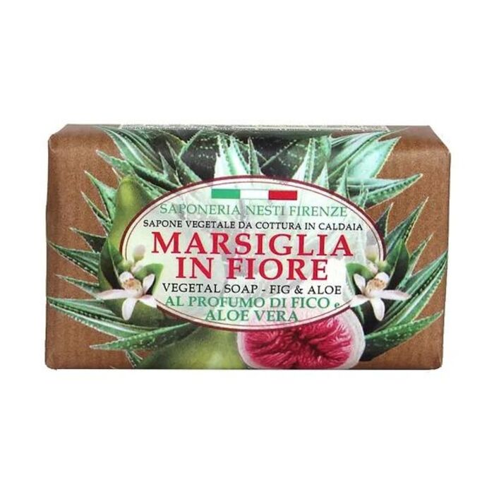 Nesti Dante - Marsiglia in Fiore - 125g pflanzliche Seife Feige & Aloe