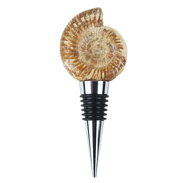 Davartis - Flaschenverschluss mit einem Ammonit Perisphinctes