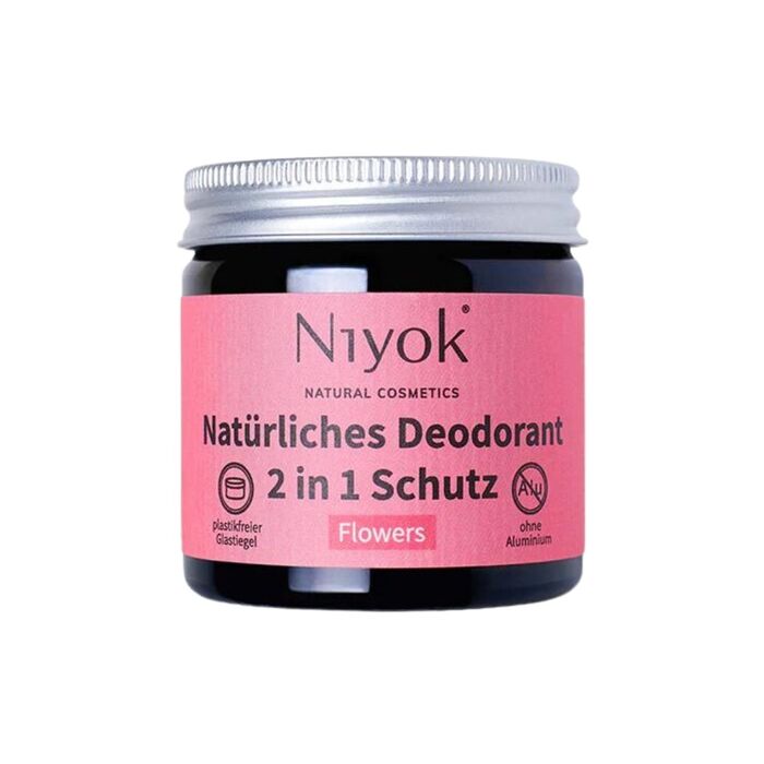 Niyok - 2in1 Deodorant Creme - 40ml Flowers