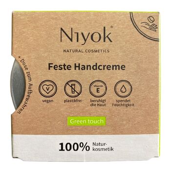Niyok - Feste Handcreme - 50g Green touch