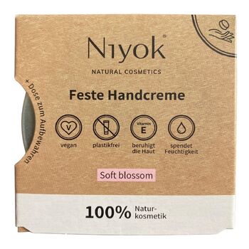 Niyok - Feste Handcreme - 50g Soft blossom