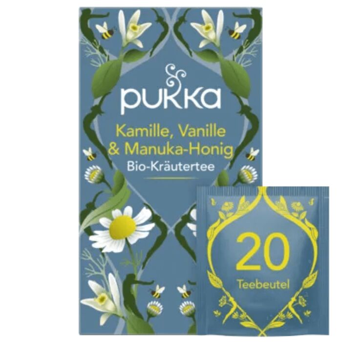 Pukka - Kamille-Vanille Manukahonig Bio Krutertee - 20 Beutel