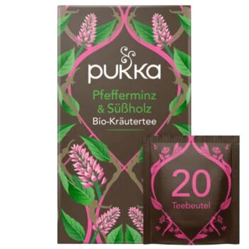 Pukka - Pfefferminz & Sholz Bio Krutertee - 20 Beutel