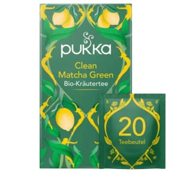 Pukka - Clean Matcha Green Bio Kräutertee - 20 Beutel