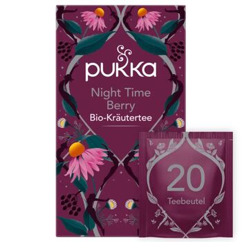 Pukka - Night Time Berry Bio Krutertee - 20 Beutel