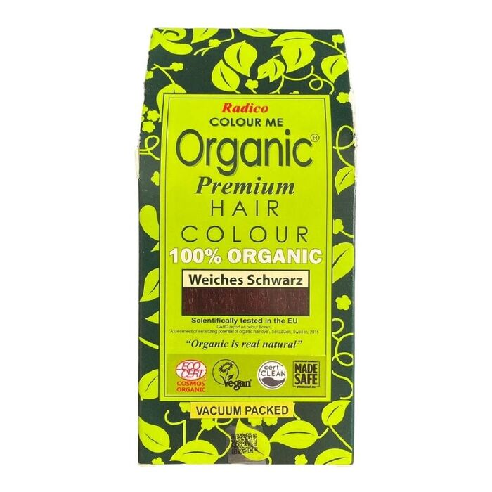 Radico Organic - Organische Haarfarbe - 100g weiches Schwarz