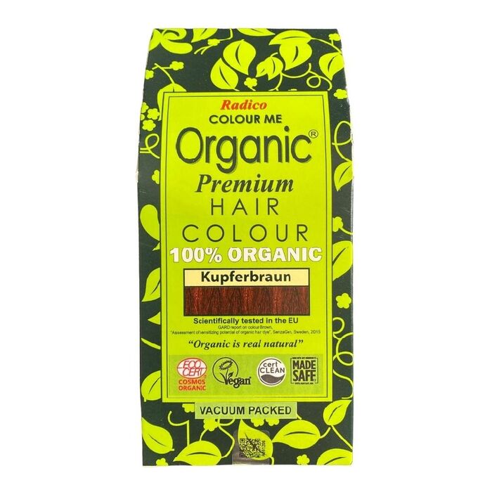 Radico Organic - Organische Haarfarbe - 100g Kupferbraun
