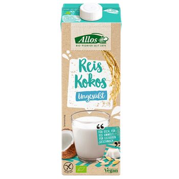 Allos - Bio Reis-Kokos Drink Naturell - 1000ml