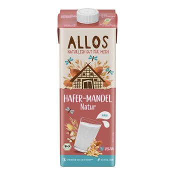 Allos - Bio Hafer-Mandel Drink Naturell - 1000ml ungest