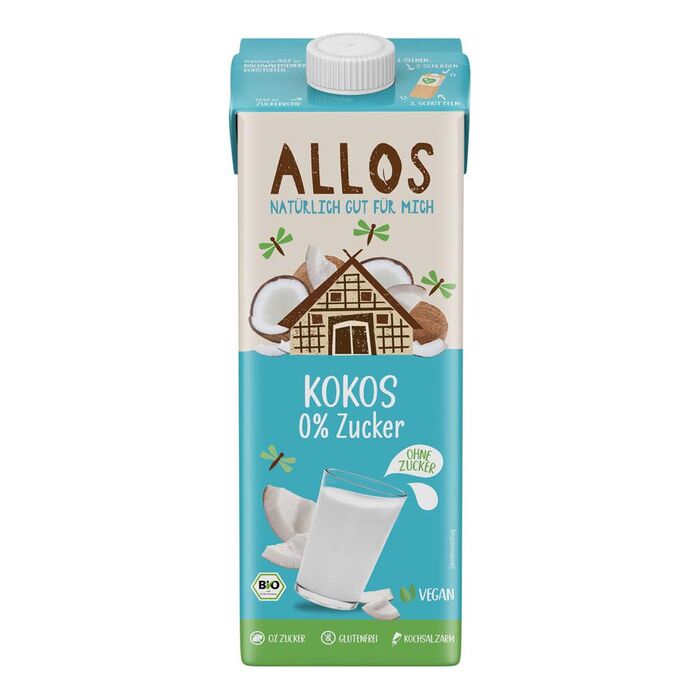 Allos - Bio Kokos Drink 0% Zucker - 1000ml