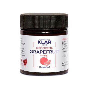 Klar Seifenmanufaktur - Deocreme 30ml - Grapefruit
