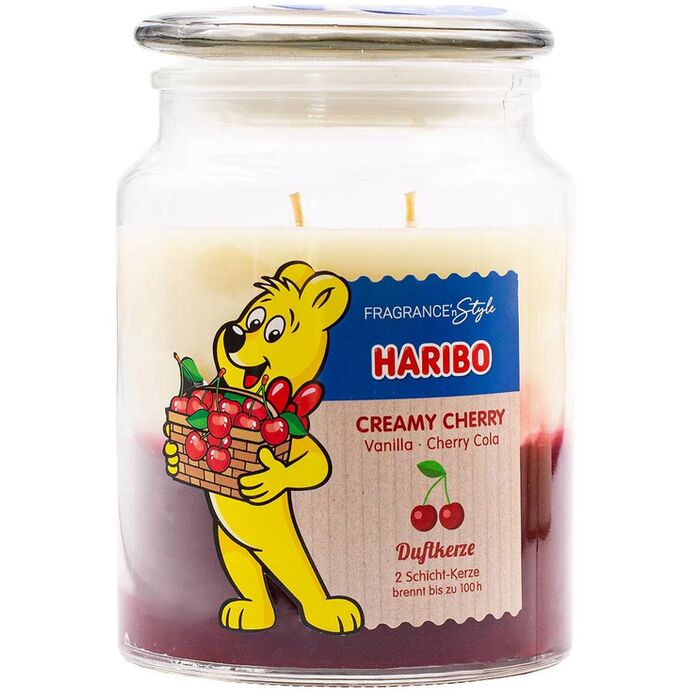 Haribo - Duftkerze Creamy Cherry - 510g