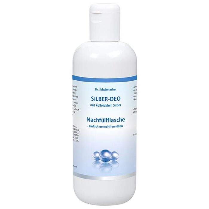 Dr. Schuhmacher - Silber Deo Spray mit Kolloidalem Silber - 500ml Nachfüllflasche