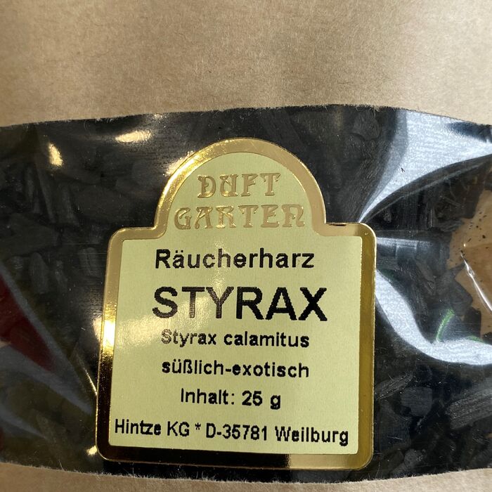 Duftgarten - Räucherharz - 25g Styrax im Natronbeutel