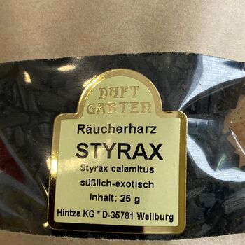 Duftgarten - Rucherharz - 25g Styrax im Natronbeutel